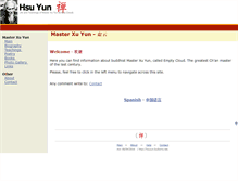 Tablet Screenshot of hsuyun.budismo.net